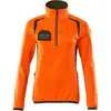 Mascot Accelerate Safe Fleecetrui met korte rits 19353-316 - hi-vis oranje/mosgroen - 3XL