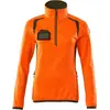Mascot Accelerate Safe Fleecetrui met korte rits 19353-316 - hi-vis oranje/mosgroen - 5XL