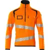 Mascot Accelerate Safe Gebreide trui met korte rits 19005-351 - hi-vis oranje/donkermarine - XL