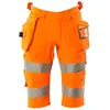 Mascot Accelerate Safe Shorts, lange met spijkerzakken 19349-711 - Hi-Vis oranje - C49