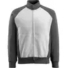 Mascot Unique Sweatshirt met rits 50565-963 - wit/donkerantraciet - 4XL