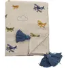 Bloomingville Mini, Couverture, Plane (160 x 130 cm)