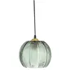 Bloomingville Lustre en verre vert