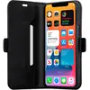 iPhone 12 Pro Max Bookcase hoesje - dbramante1928 - Effen Zwart - Leer