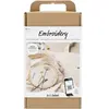 Creotime Kit DIY Débutant - Creativ Company - Broderie - Tote Bag fleurs