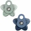 Filibabba Lot de 2 anneaux de dentition étoile bleu