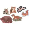 Filibabba Set de 7 puzzles Animaux nordiques