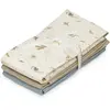 Cam Cam Copenhagen Lot de 3 langes en mousseline Sea Garden