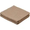 Lot de 2 langes en mousseline Camel