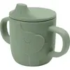 Done By Deer Tasse à bec en silicone Peekaboo Elphee Vert
