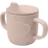 Done By Deer Tasse à bec en silicone Peekaboo Elphee Rose
