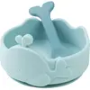 Done By Deer Bol ventouse et cuillère silicone Wally bleu