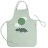 Done By Deer Tablier enfant imperméable Happy clouds Vert