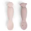 Done by Deer Lot de 2 premières cuillères Tiny farm Rose