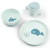 Done by Deer Coffret repas Wally Bleu (3 pièces)