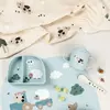 Lot de 3 langes Tiny farm Sable (65x65 cm)