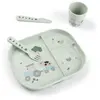 Foodie coffret repas ventouse Tiny farm Vert