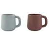 OYOY Mini Lot de 2 tasses en silicone Mellow Choko