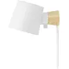 Normann Copenhagen RISE-Applique murale Acier/Bois avec câble L17cm