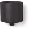 GEJST KOLLAGE FLOWERPOT - Mat zwarte bloempot KOLLAGE-serie - Ø14 x h1...