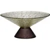 Bonbon Glass Bowl Large Green/Brown