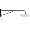 Hübsch wandlamp Sway zwart