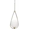 Hubsch ABOVE-Suspension Laiton/Verre opalin H83cm