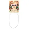 Konges Slojd Chaîne de perles pour lunettes de soleil enfant Cherry