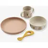 Coffret repas en silicone Vivi Cats and Dogs (4 pièces)