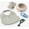 Mileah coffret repas silicone bleu grisé TU