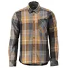 Mascot Customized Flanellen overhemd 22904-446 - notenbruin geruit - 2XL