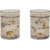 Konges Slojd Lot de 2 gobelets à paillettes Lemon