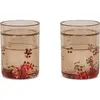 Konges Slojd Lot de 2 gobelets à paillettes Cherry