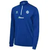 hummel Hmlauthentic Sweat-shirt multisport pour homme avec fermeture éclair courte en tissu recyclé