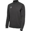hummel Hmlauthentic Sweat-shirt semi-zippé pour homme, asphalte, L