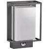 Applique murale Nordlux luminaire Extérieur NESTOR Sensor Lampe Murale détecteur de mouvement Aluminium Noir H.22.1 - IP44