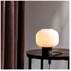 Nordlux Milford-tafellamp-E27-opaal glas/zwart