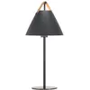 Design For The People STRAP-Lampe à poser Métal/Cuir H55cm
