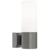 Nordlux - Tangens Wand Glas, Metaal Gebor Staal, Opaal Wit