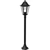Nordlux Tuinpaal zwart metaal E27 IP44 1000mm hoog
