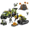 LEGO® City 60124 La base d'exploration du volcan