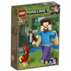 21148 Steve Minecraft BigFig avec perroquet, LEGO(r) Minecraft(tm)