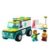 LEGO® City 60403 L'ambulance de secours et le snowboardeur