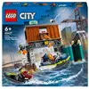 LEGO City Le hors-bord de la police et la cachette des voleurs 60417