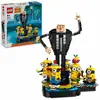 LEGO MOI, MOCHE ET MECHANT 4 GRU ET LES MINIONS EN BRIQUES - PERSONNAG