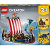 Lego Lego Creator - Le Bateau Viking Et Le Serpent De Midgard - 31132