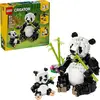 LEGO Creator 3in1 Wilde dieren: pandafamilie 31165