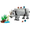 LEGO Creator 3-en-1 Animaux sauvages: le rhinocéros majestueux et les ...