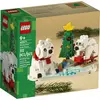 Jouet - LEGO - Les ours blancs en hiver - 312 pièces - Décoration de Noël