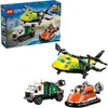 LEGO City Avion, camion d'assistance et aéroglisseur modulable 60505